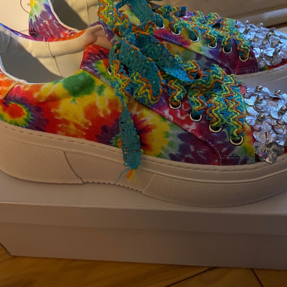 Custom-Made Steve Madden Tie-Dye Sneakers